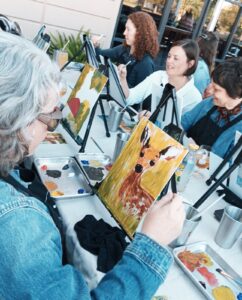 Brushes & Brew: HARVEST WAGON 5 1000001840 ArtXcursion