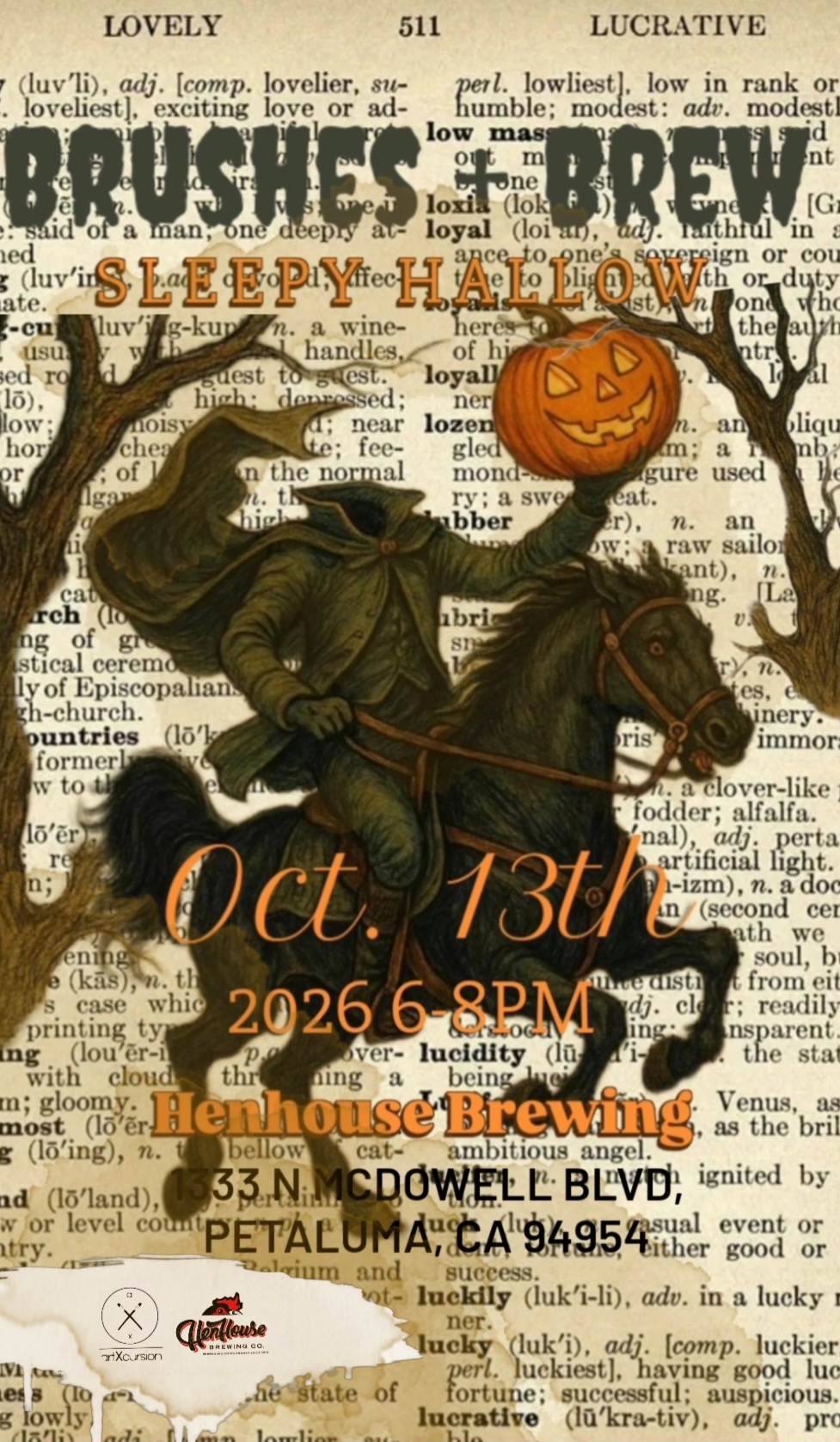 Brushes + Brew: Sleepy Hallow
