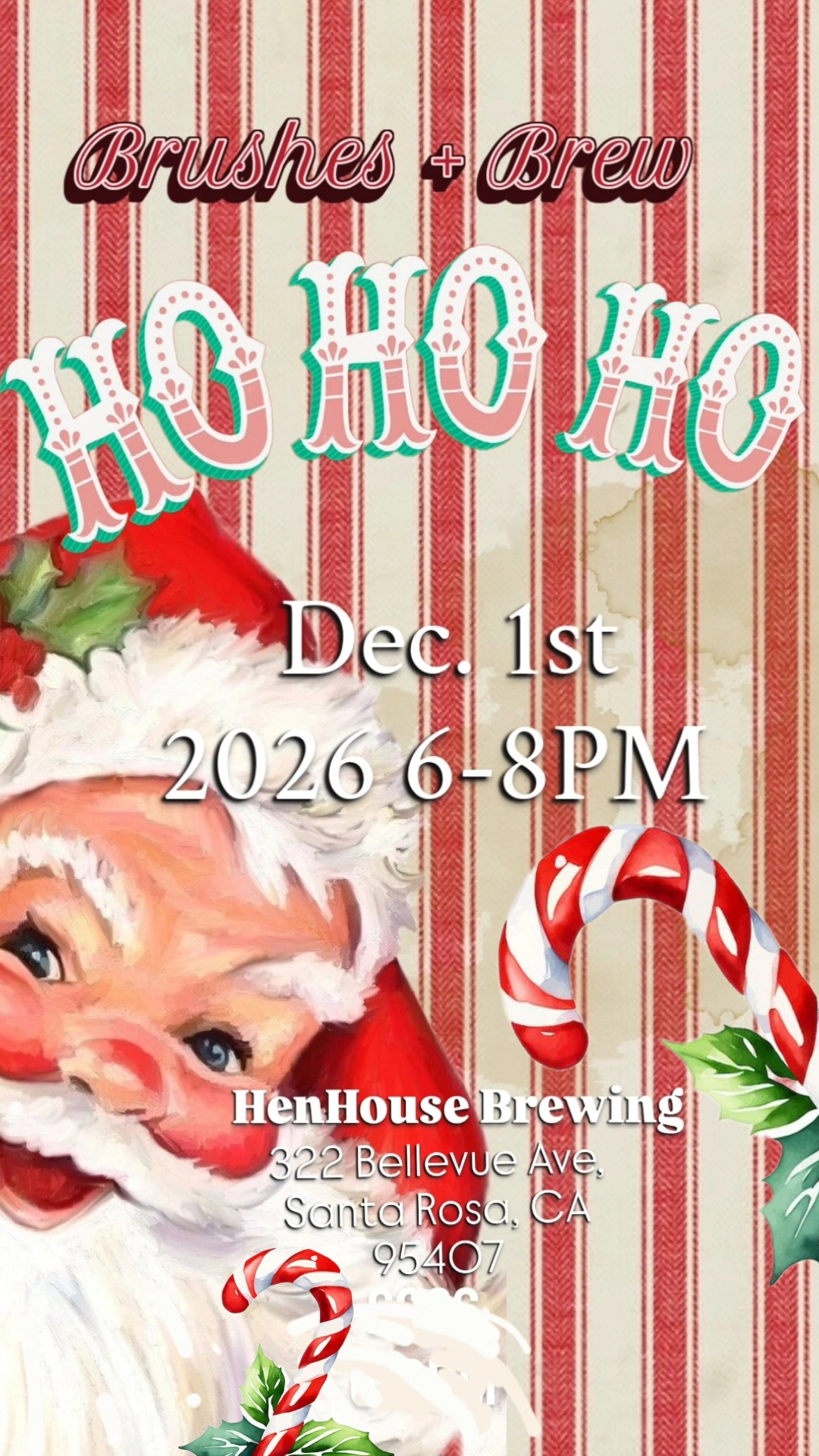 Brushes + Brew Ho Ho Ho